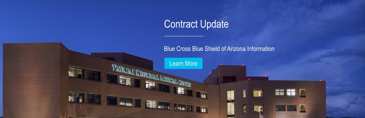 Contract Update - Blue Cross Blue Shield of Arizona Information